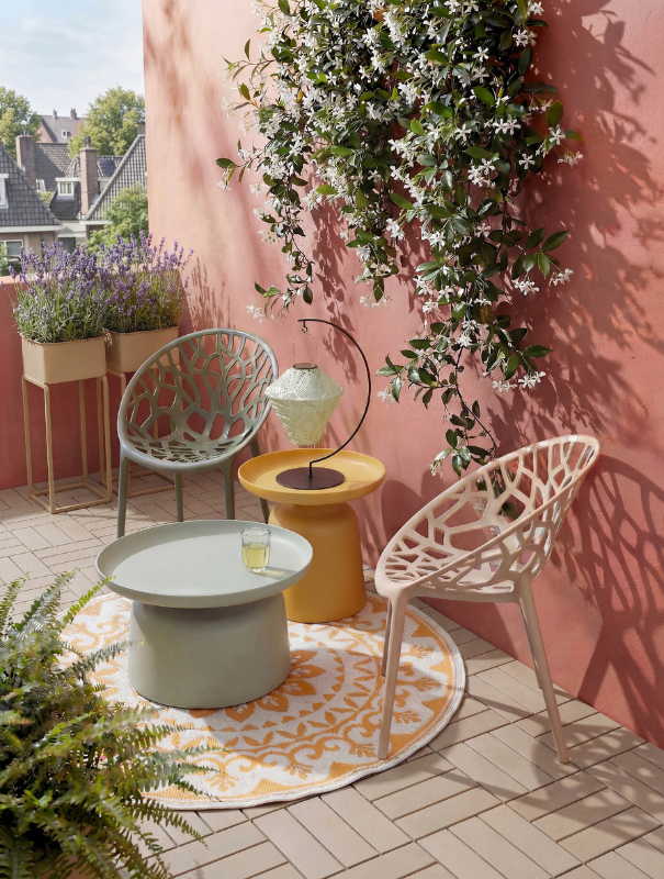 Stapelbare Tuinstoel Palma Groen 78 5x58x59 5 Cm Xenos